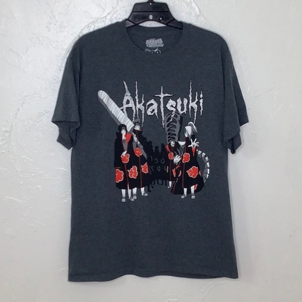 Nakuto shippuden Akatsuki graphic t shirt size large EUC